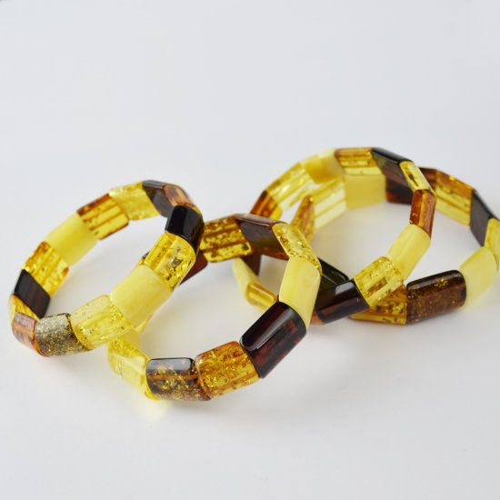 New cherry large Baltic amber bracelet